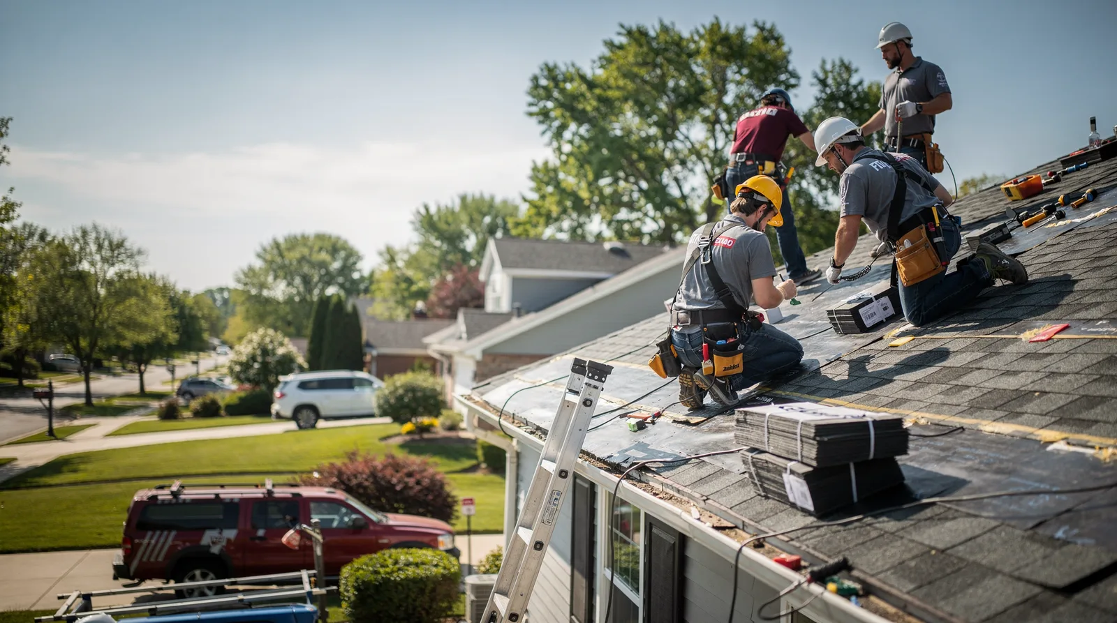 Roof Repair in Franklin, IL around you